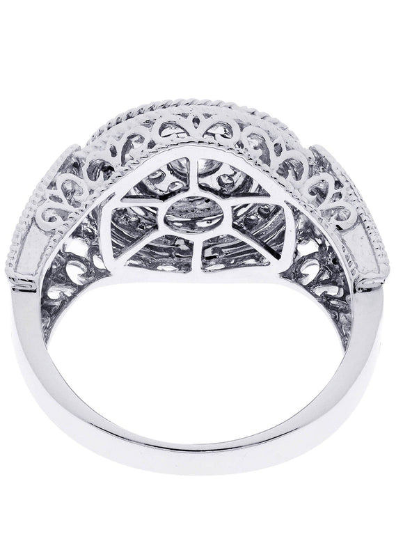 White Gold Mens Diamond Ring| 1.04 Carats| 8.41 Grams