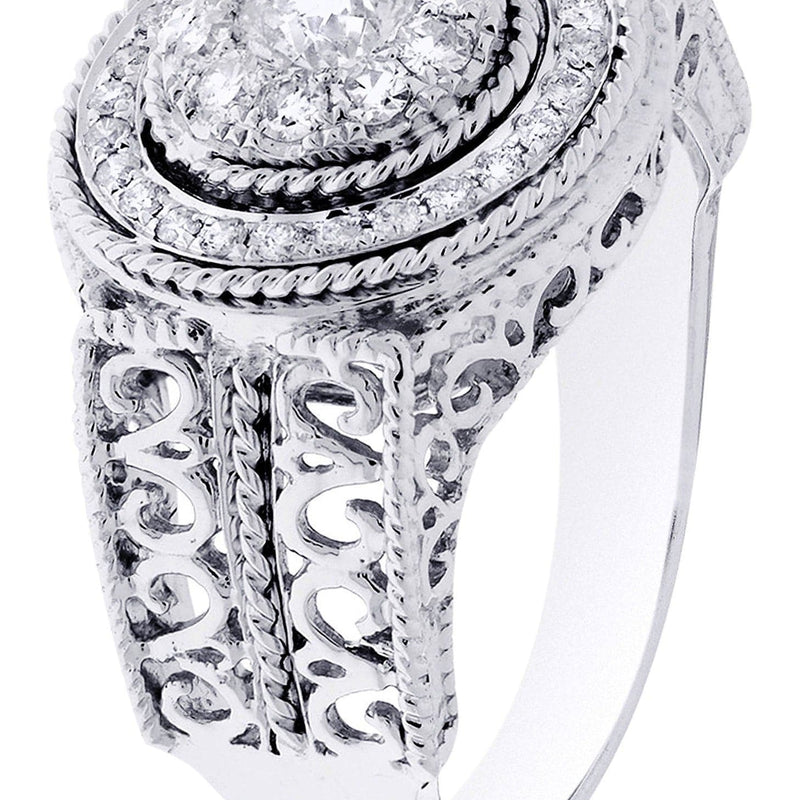 White Gold Mens Diamond Ring| 1.04 Carats| 8.41 Grams