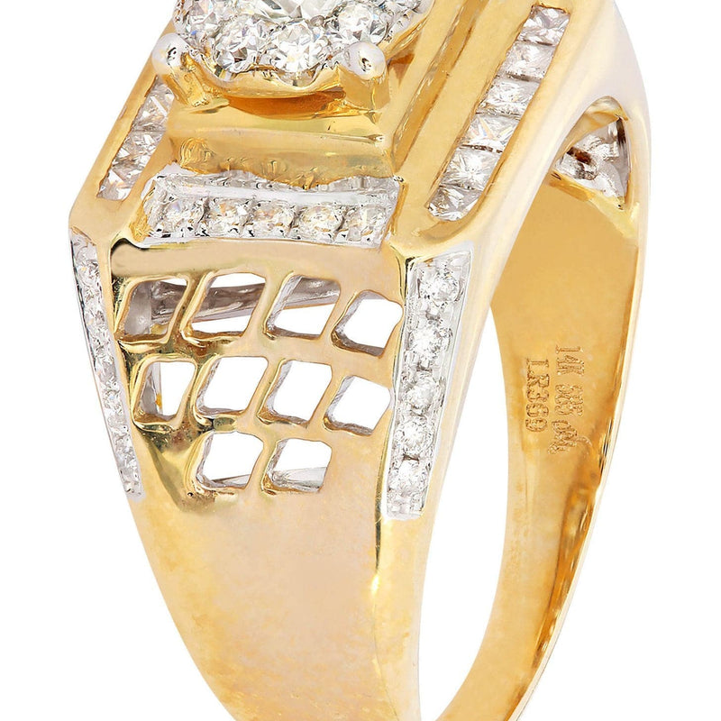 Mens Diamond Pinky Ring| 0.8 Carats| 8.09 Grams