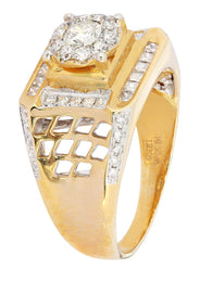Mens Diamond Pinky Ring| 0.8 Carats| 8.09 Grams