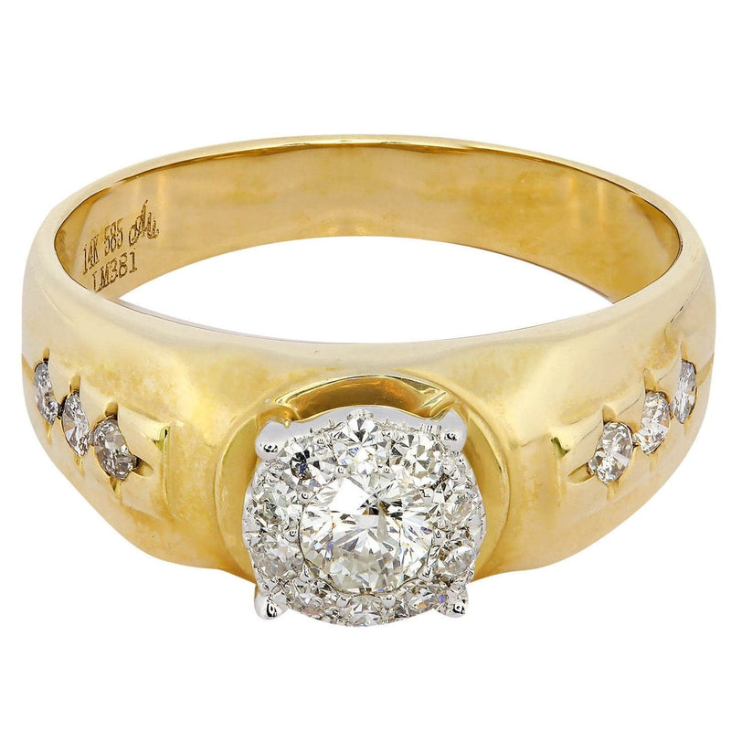 Mens Diamond Ring / Pinky Diamond Ring| 0.75 Carats