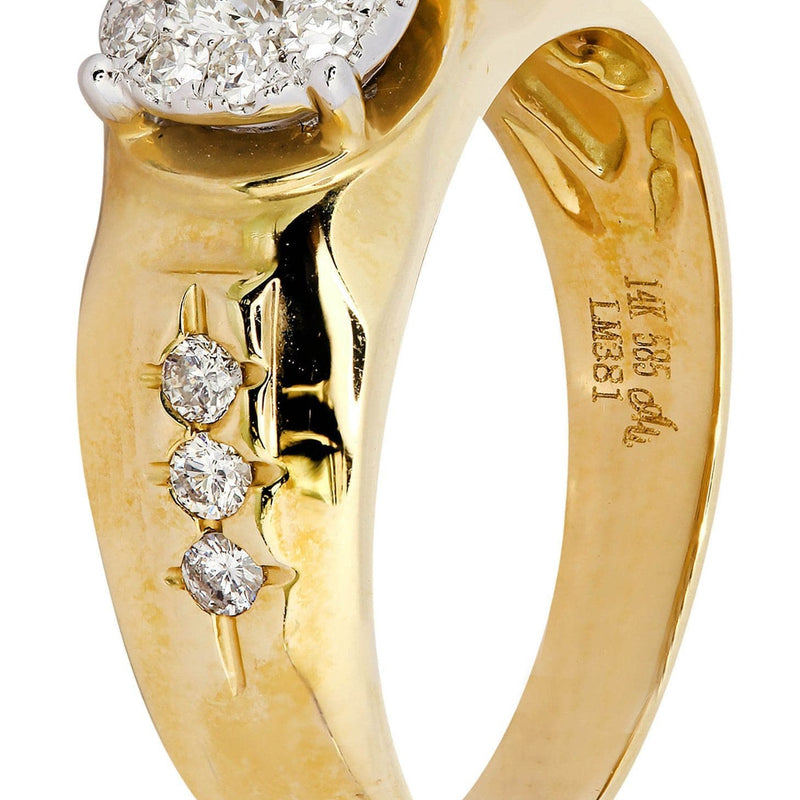 Mens Diamond Ring / Pinky Diamond Ring| 0.75 Carats