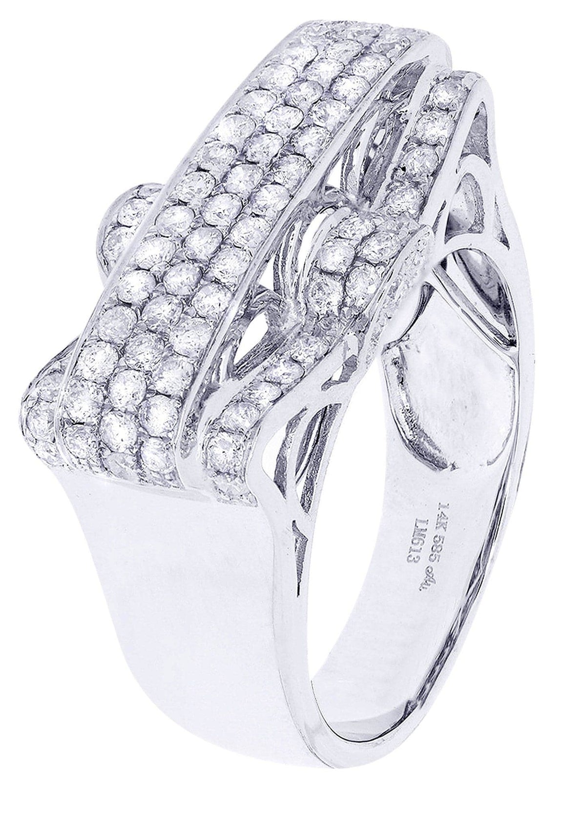 White Gold Pinky Diamond Ring| 1.54 Carats| 10.98 Grams