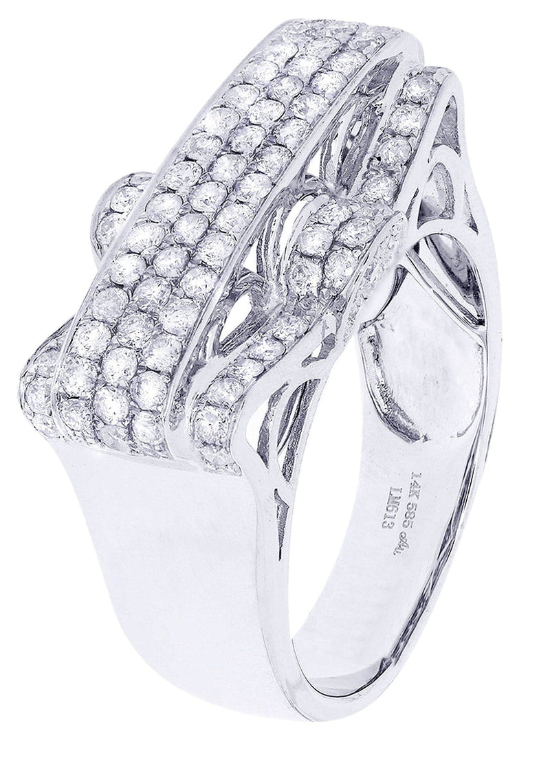 White Gold Pinky Diamond Ring| 1.54 Carats| 10.98 Grams