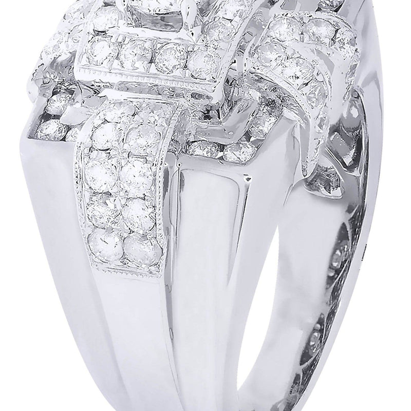 White Gold Pinky Diamond Ring| 2.32 Carats| 15.53 Grams