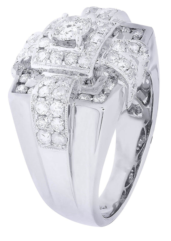 White Gold Pinky Diamond Ring| 2.32 Carats| 15.53 Grams