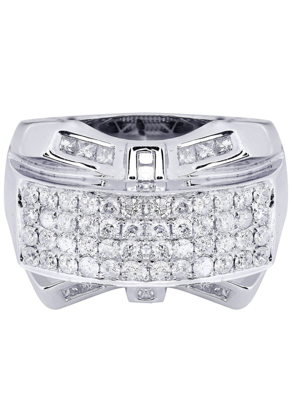 White Gold Pinky Diamond Ring| 2.30 Carats| 16.31 Grams