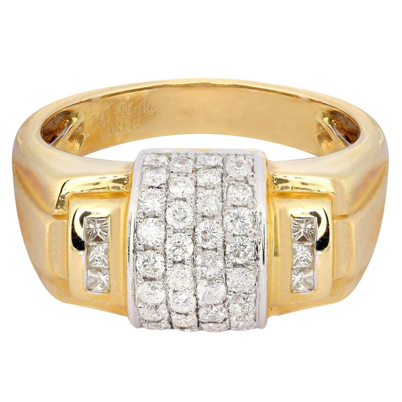 Mens Diamond Ring / Pinky Diamond Ring| 0.68 Carats