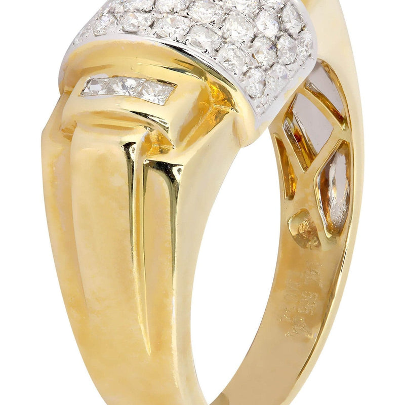 Mens Diamond Ring / Pinky Diamond Ring| 0.68 Carats