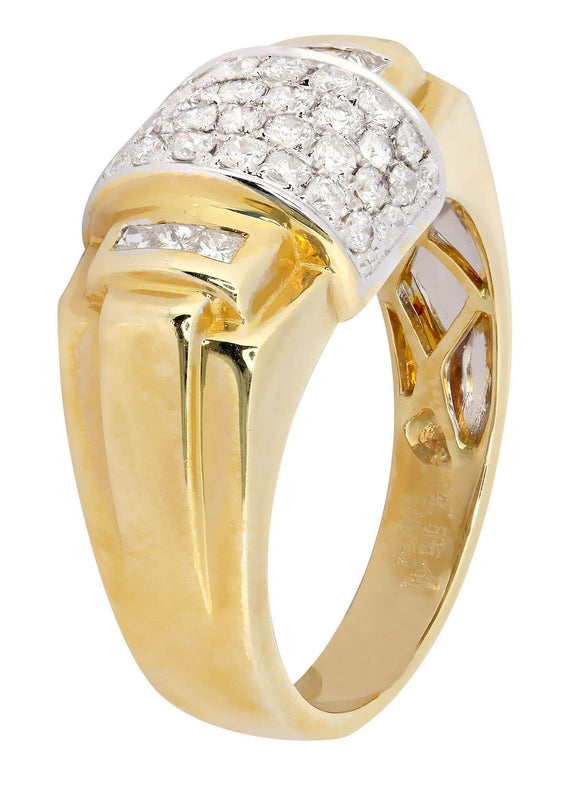 Mens Diamond Ring / Pinky Diamond Ring| 0.68 Carats