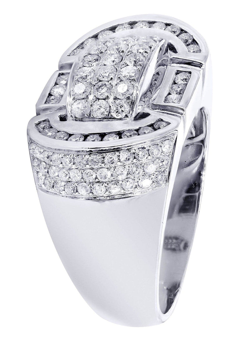White Gold Pinky Diamond Ring| 1.5 Carats| 14.05 Grams
