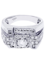 White Gold Pinky Diamond Ring| 4.24 Carats| 14.24 Grams