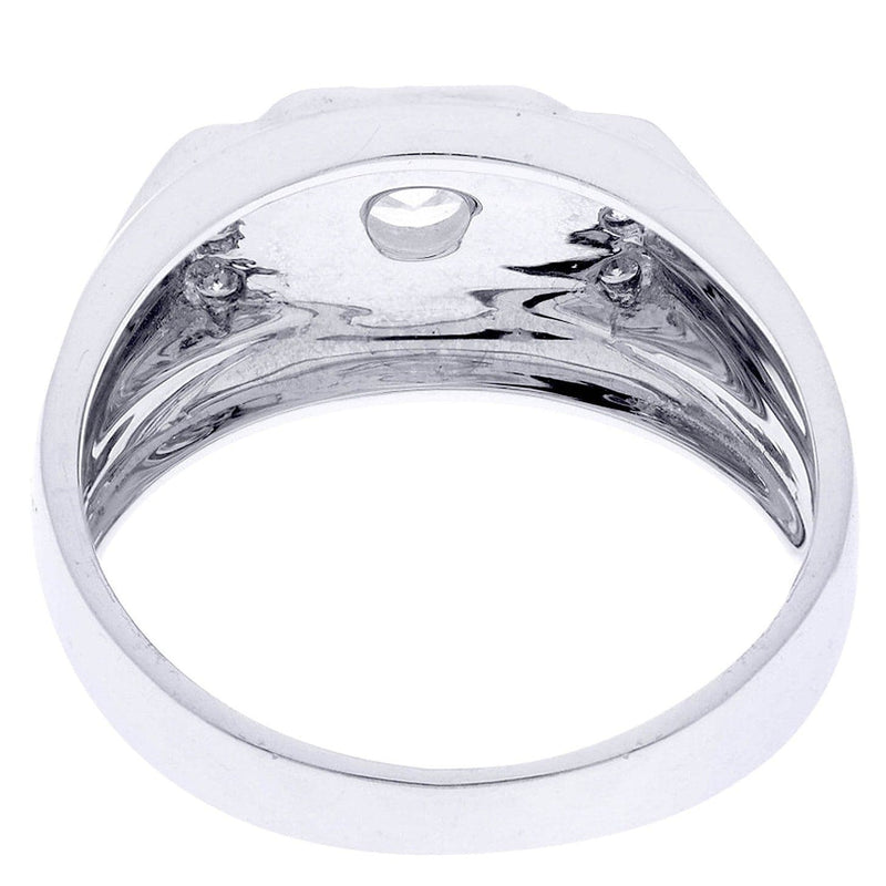 White Gold Pinky Diamond Ring| 0.72 Carats| 7.77 Grams