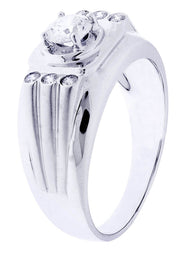 White Gold Pinky Diamond Ring| 0.72 Carats| 7.77 Grams