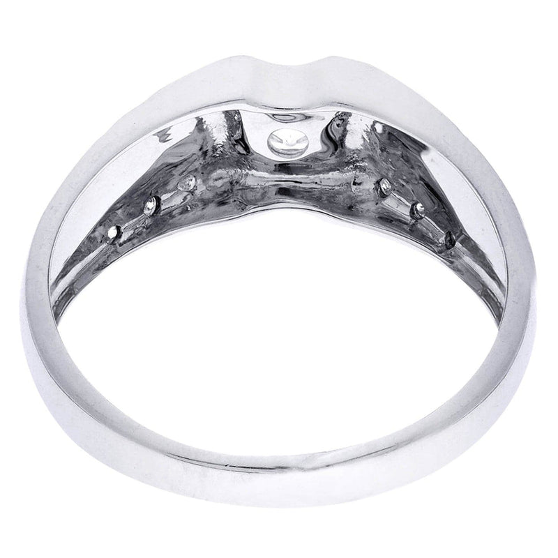 White Gold Mens Diamond Ring| 0.74 Carats| 5.52 Grams