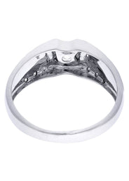 White Gold Mens Diamond Ring| 0.74 Carats| 5.52 Grams