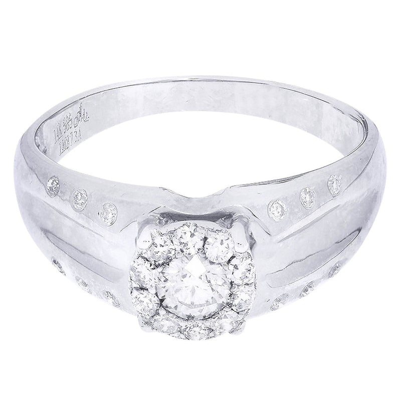 White Gold Mens Diamond Ring| 0.65 Carats| 6.53 Grams