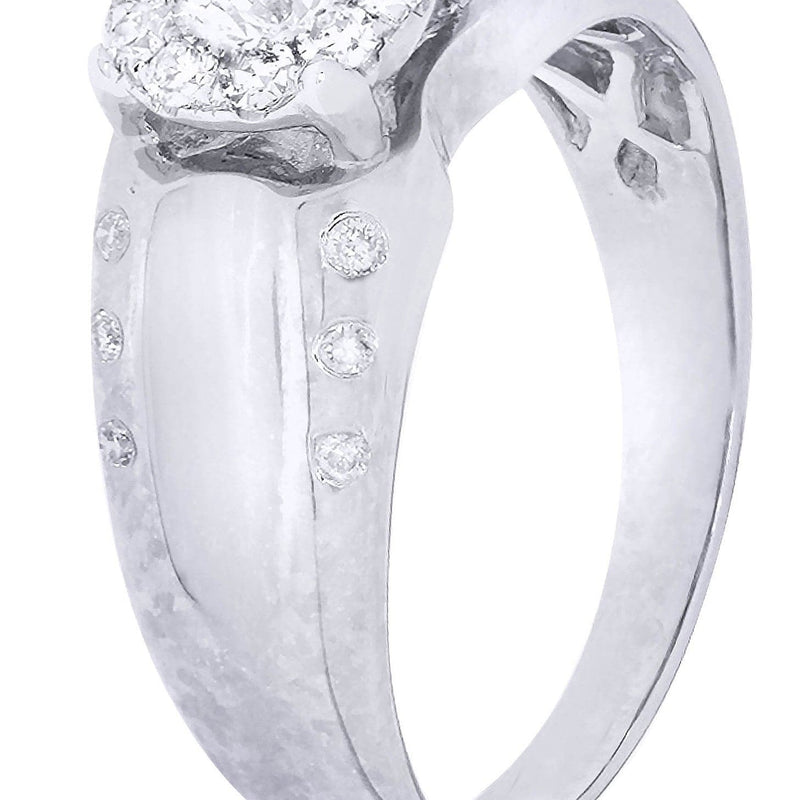 White Gold Mens Diamond Ring| 0.65 Carats| 6.53 Grams