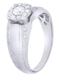 White Gold Mens Diamond Ring| 0.65 Carats| 6.53 Grams