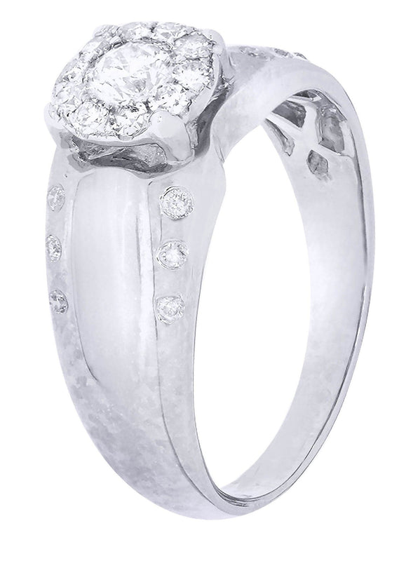 White Gold Mens Diamond Ring| 0.65 Carats| 6.53 Grams