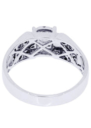 White Gold Mens Diamond Ring| 0.77 Carats| 6.41 Grams
