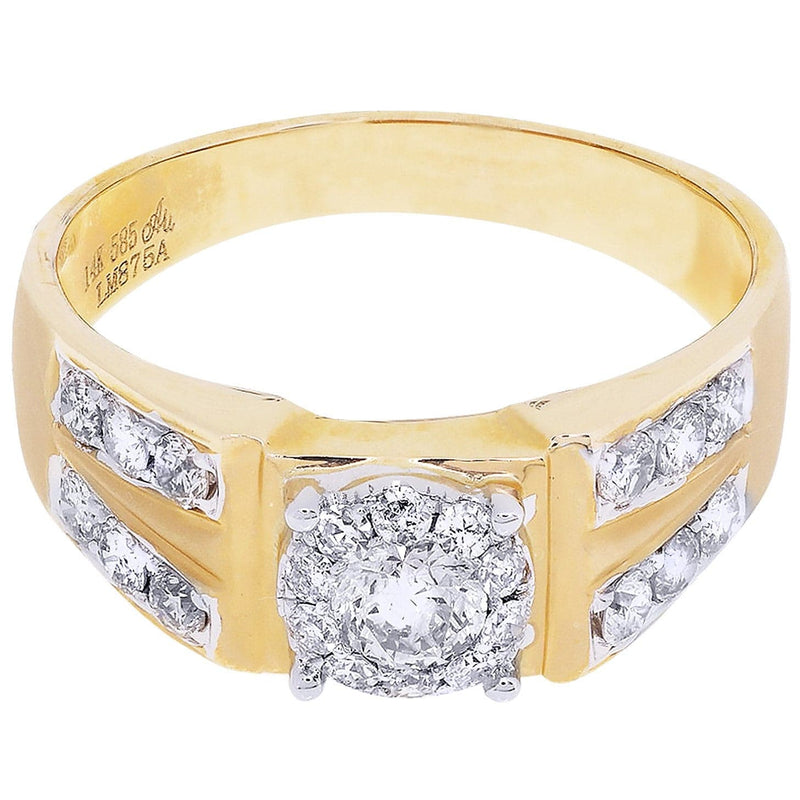 Mens Diamond Ring / Pinky Diamond Ring| 1.06 Carats