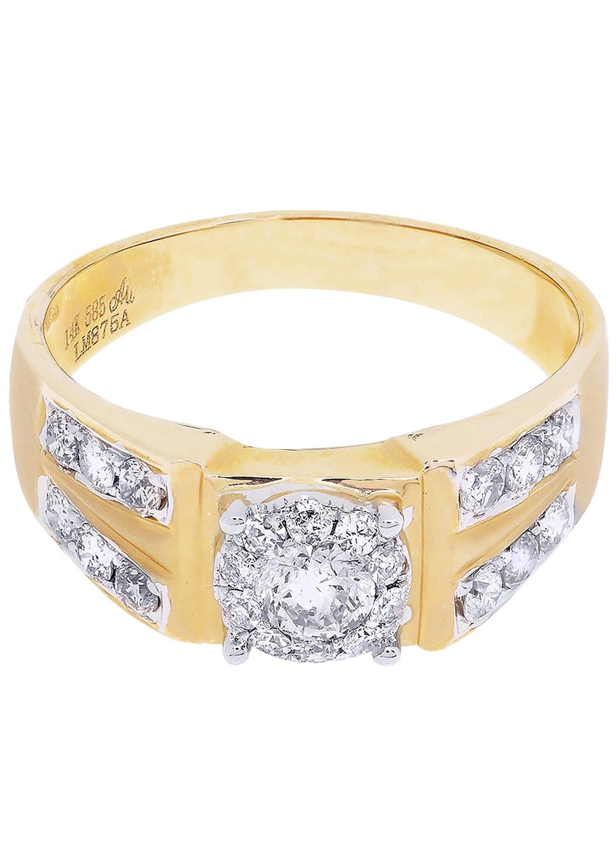 Mens Diamond Ring / Pinky Diamond Ring| 1.06 Carats