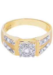 Mens Diamond Ring / Pinky Diamond Ring| 1.06 Carats