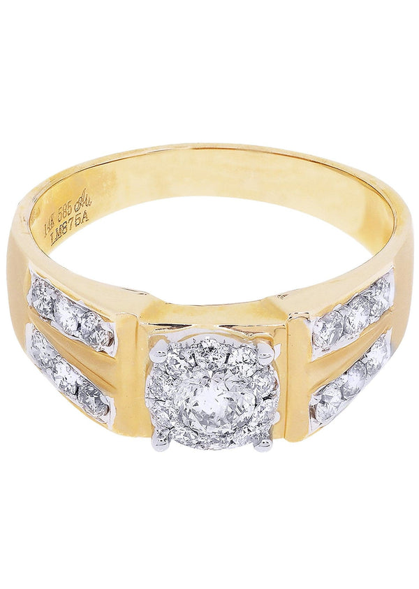 Mens Diamond Ring / Pinky Diamond Ring| 1.06 Carats
