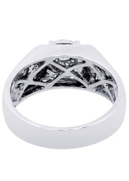 White Gold Mens Diamond Ring| 0.72 Carats| 9.45 Grams
