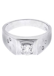 White Gold Mens Diamond Ring| 0.66 Carats| 6.36 Grams