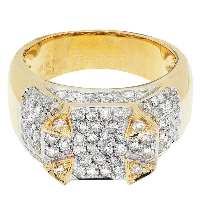 Mens Diamond Ring / Pinky Diamond Ring| 1.91 Carats