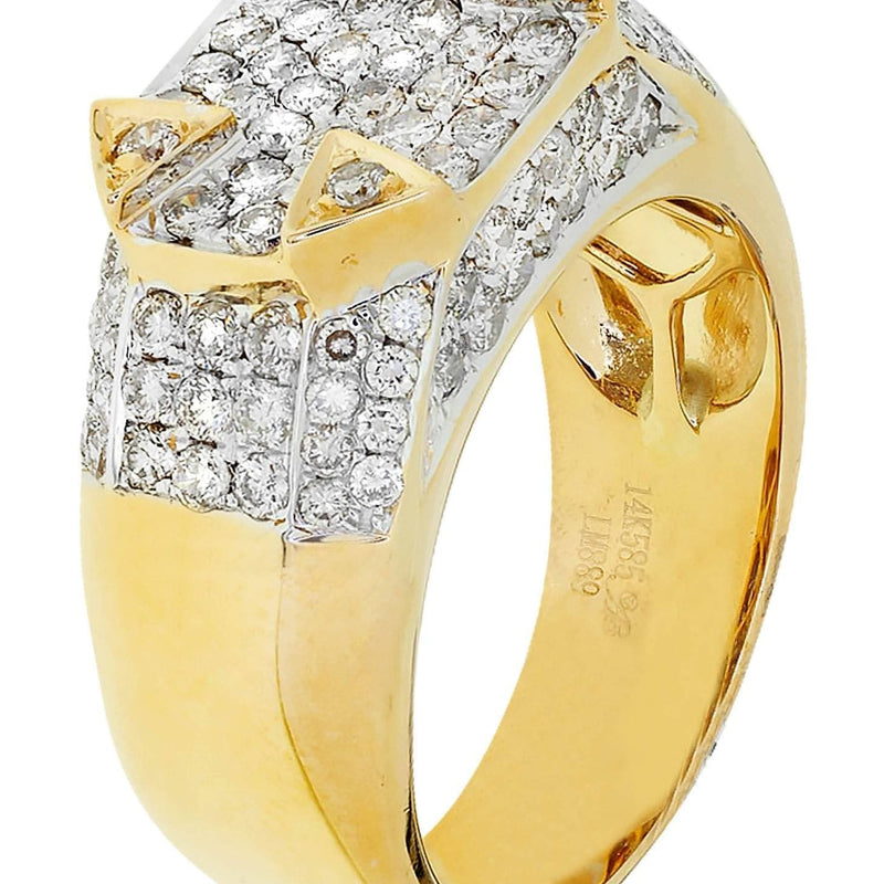 Mens Diamond Ring / Pinky Diamond Ring| 1.91 Carats
