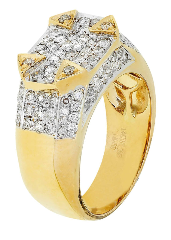 Mens Diamond Ring / Pinky Diamond Ring| 1.91 Carats