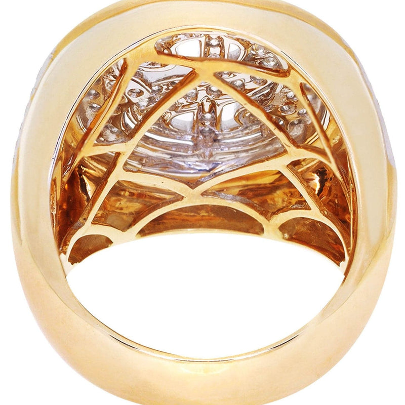 Money Sign Mens Diamond Ring / Pinky Diamond Ring| 1.78 Carats