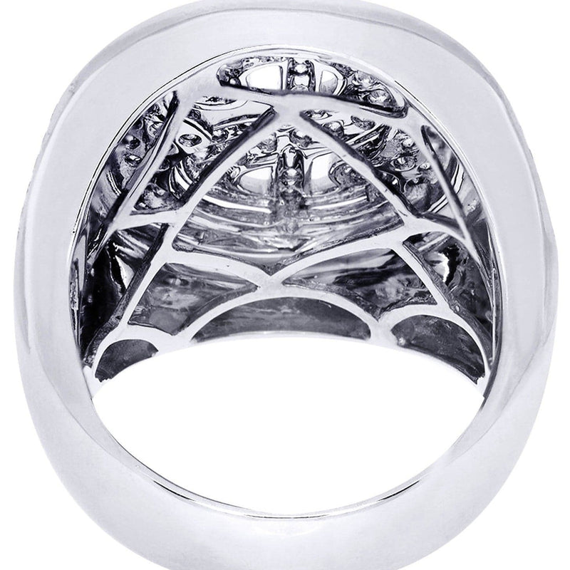 White Gold Mens Diamond Ring| 2.18 Carats| 23.68 Grams