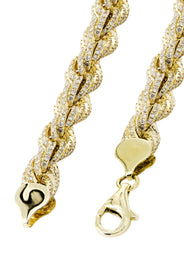 Rope Chain | 26.72 Carats | 15 Grams| 8Mm| 28 Inches