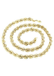 Rope Chain | 26.72 Carats | 15 Grams| 8Mm| 28 Inches