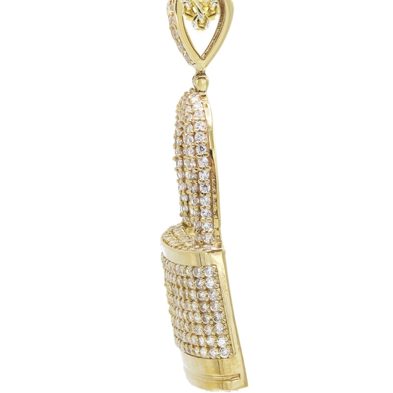 10K Yellow Gold Lock Necklace | Appx. 17 Grams