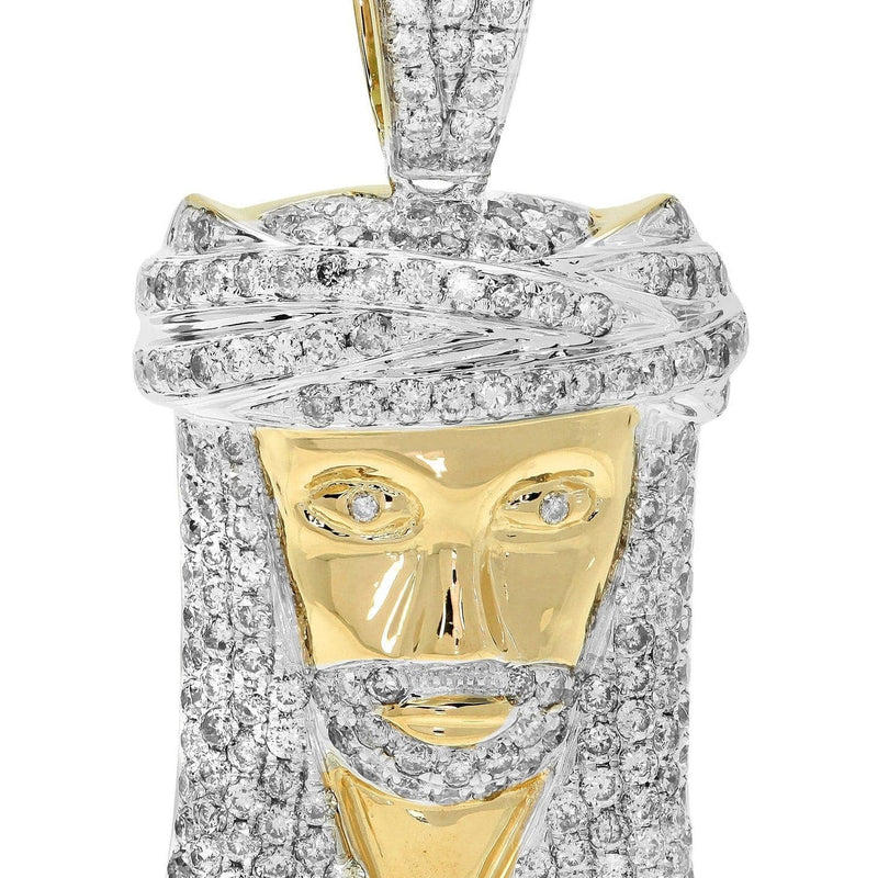 Diamond Jesus Pendant | 10 Grams | 2.48 Carats