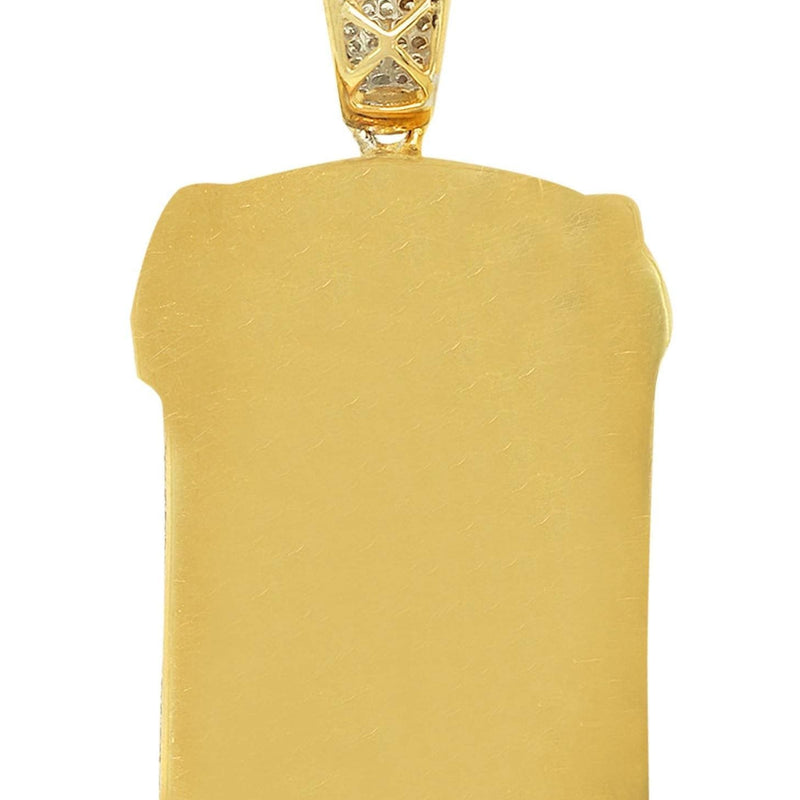 Diamond Jesus Piece | 26.72 Grams | 3.71 Carats