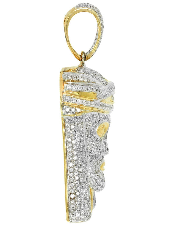 Diamond Jesus Piece | 26.72 Grams | 3.71 Carats