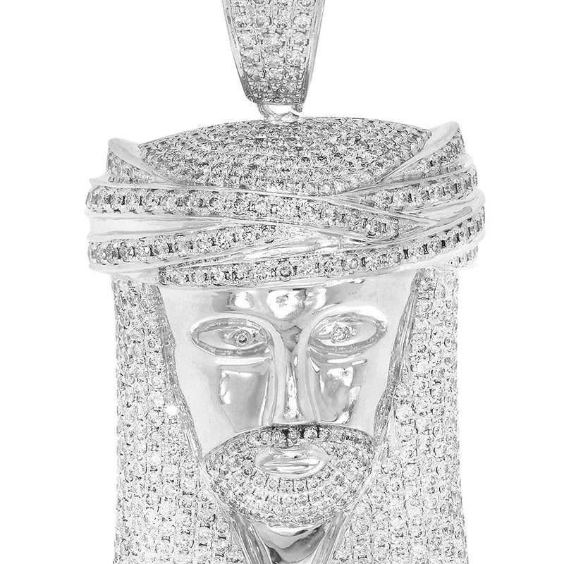 Diamond Jesus Piece | 50.67 Grams | 8.79 Carats