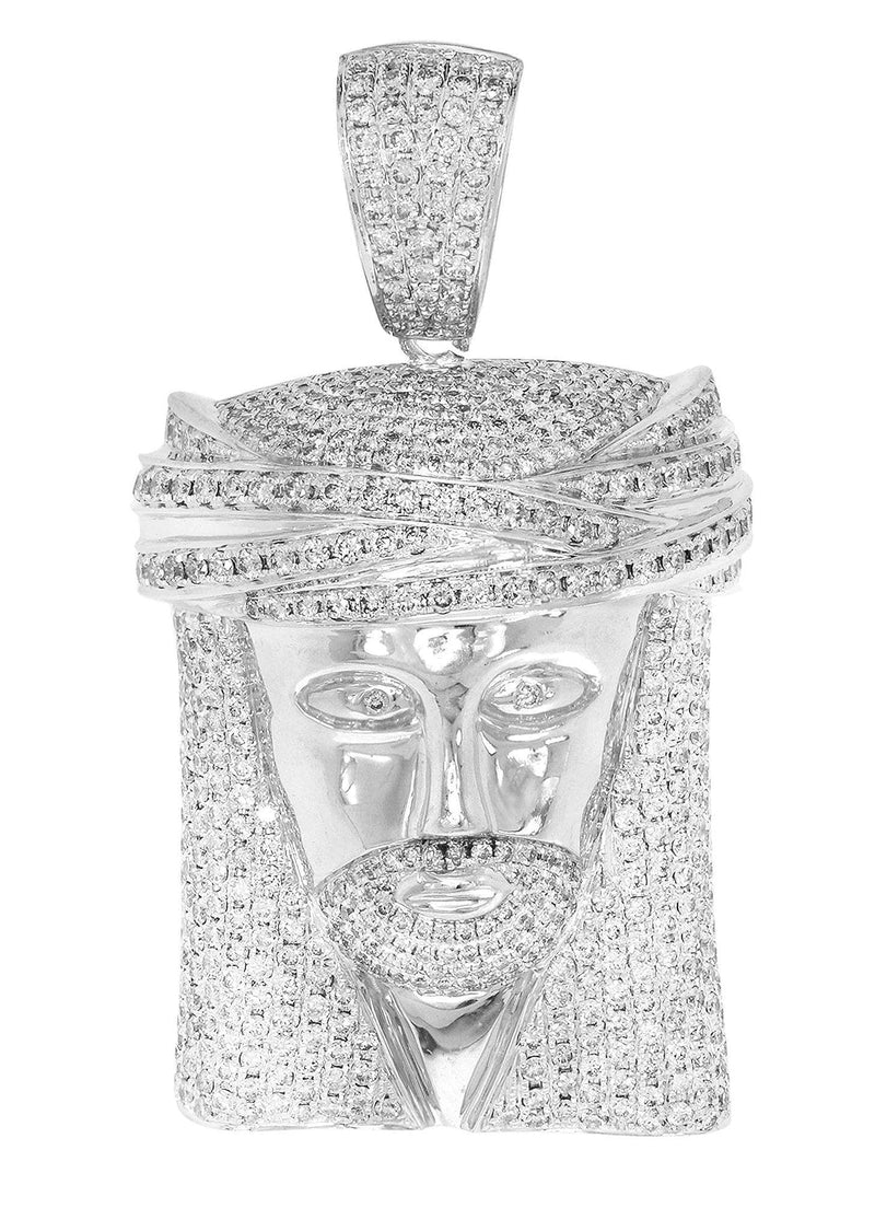 Diamond Jesus Piece | 50.67 Grams | 8.79 Carats