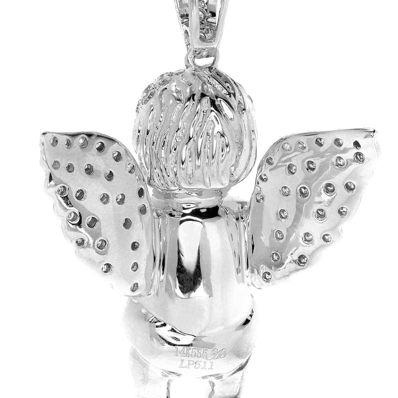 Diamond Angel Pendant | 10.14 Grams | 0.81 Carats