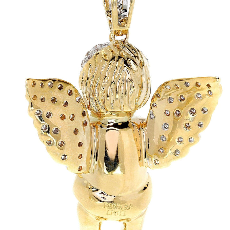 Diamond Angel Pendant | 10.5 Grams | 0.83 Carats