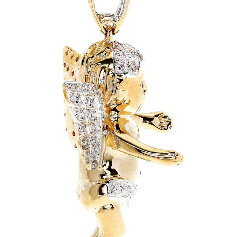 Diamond Angel Pendant | 10.5 Grams | 0.83 Carats