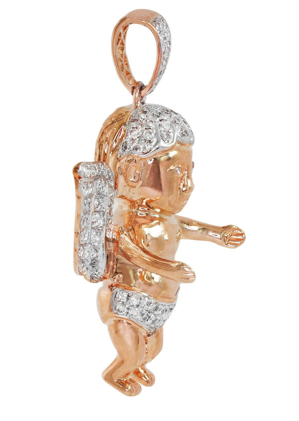 Diamond Angel Pendant | 16.36 Grams | 1.3 Carats