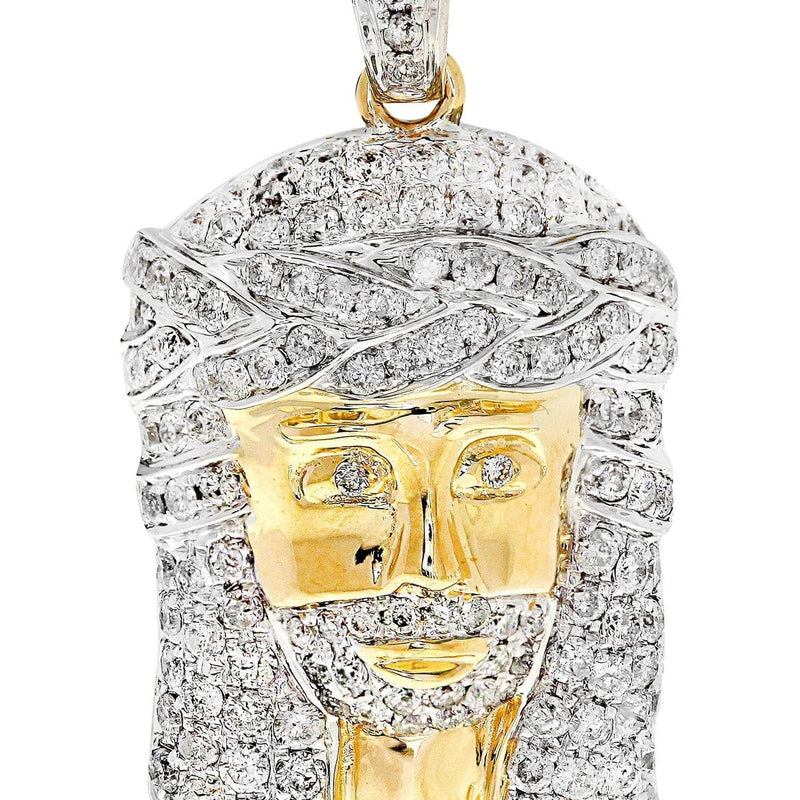 Diamond Jesus Piece | 6.8 Grams | 1.54 Carats