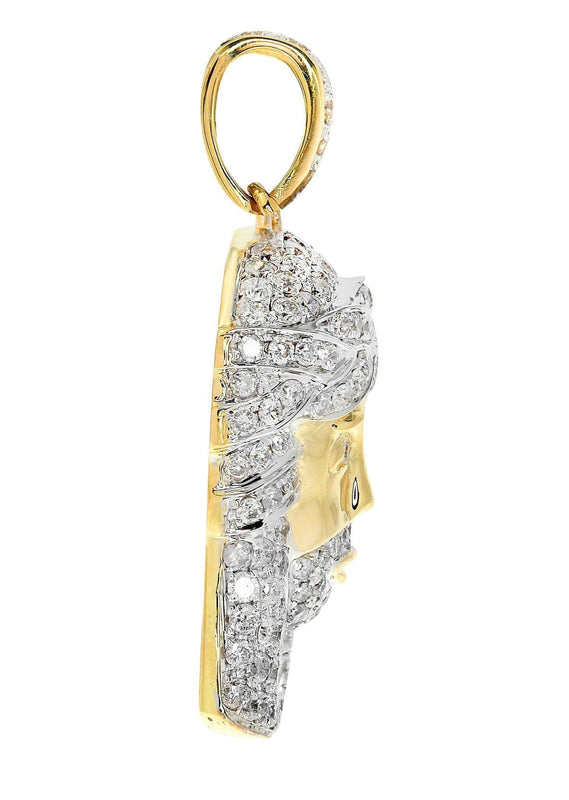 Diamond Jesus Piece | 6.8 Grams | 1.54 Carats